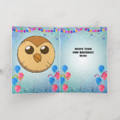 Hooty Birthday Card The Owl House Invitation (Couchage intérieur)