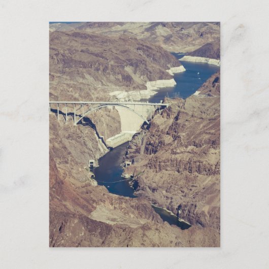 Hoover Dam Aerial Briefkaart (Voorkant)