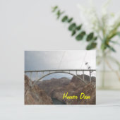 Hoover Dam Bridge Briefkaart (Staand voorkant)