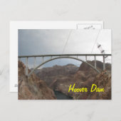 Hoover Dam Bridge Briefkaart (Voorkant / Achterkant)