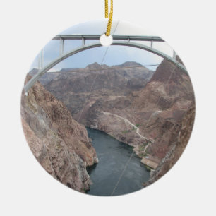 Hoover Dam Bridge Keramisch Ornament