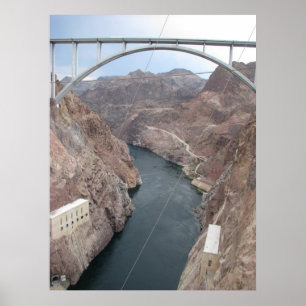 Hoover Dam Bridge Poster