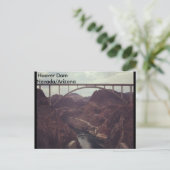 Hoover Dam Briefkaart (Staand voorkant)