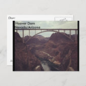Hoover Dam Briefkaart (Voorkant / Achterkant)
