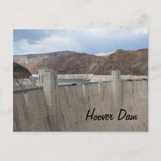 Hoover Dam Briefkaart (Voorkant)