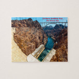 Hoover Dam Colorado. Jigzaag Puzzle Legpuzzel
