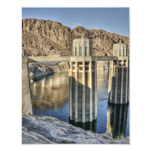Hoover Dam Foto Afdruk (Voorkant)