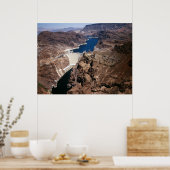 Hoover-dam - luchtuitzicht poster (Keuken)