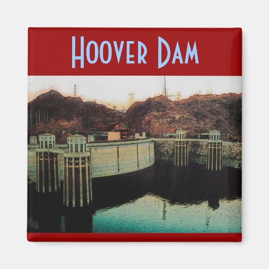 Hoover Dam Magnet Magneet (Voorkant)