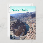 Hoover Dam Post Card Briefkaart (Voorkant / Achterkant)