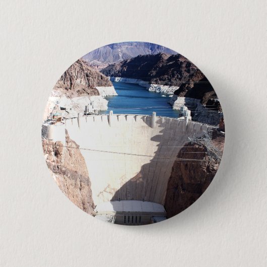 Hoover Dam Ronde Button 5,7 Cm (Voorkant)