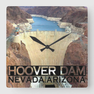 Hoover Dam Vierkante Klok