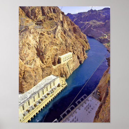 Hooverdam Klein Poster (Voorkant)