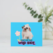 Hop aan de wilde kant briefkaart (Staand voorkant)