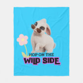 Hop aan de wilde kant fleece deken (Voorkant)