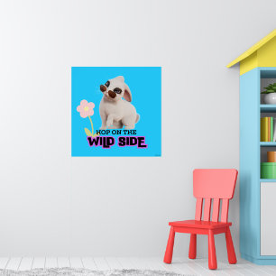 Hop aan de wilde kant poster