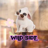 Hop aan de wilde kant raamsticker (Vel 2)