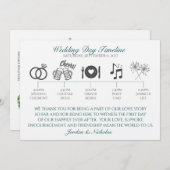 Hop, Bier Trouwprogramma Programma (Voorkant / Achterkant)