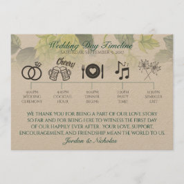 Hop, Bier Trouwprogramma Programma