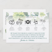 Hop, Bier Trouwprogramma Programma (Voorkant / Achterkant)