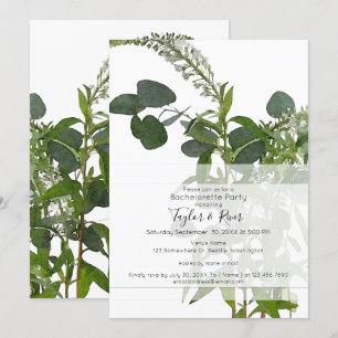 "Hop" Botanische Aquarel Met Eucalyptusbladeren Kaart