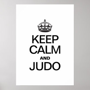 HOP CALM EN JUDO POSTER