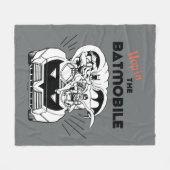 Hop in de Batmobile Fleece Deken (Voorkant (Horizontaal))