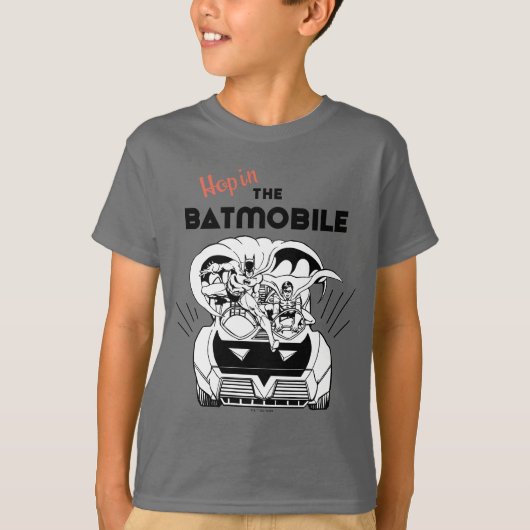 Hop in de Batmobile T-shirt (Voorkant)
