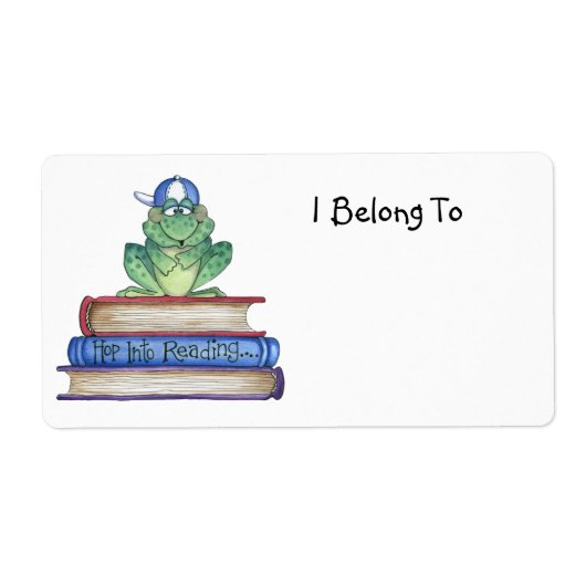 Hop in Reading Property Label (Voorkant)