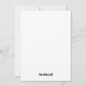 Hop On Over Frog Verjaardag Bedankkaart (Achterkant)