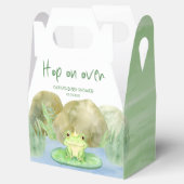 Hop on over Waterverf Princess Frog Baby shower Bedankdoosjes (Geopend)