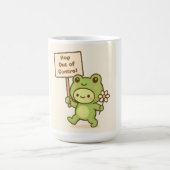 HOP Out of Control Frog Cute Whimsical Life Koffiemok (Center)