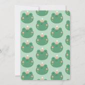 Hop over Frog Birthday Kaart (Achterkant)