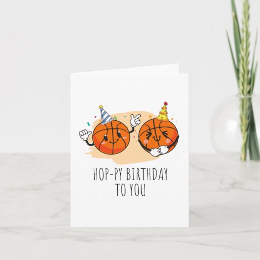 Hop-py Puns Verjaardag Kaart (Voorkant)