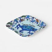 Hop-py Verjaardag Rainforest Frogs Square Borden Papieren Bordje (Gebogen)