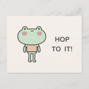 Hop To It! Briefkaart