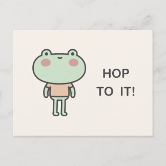 Hop To It! Briefkaart