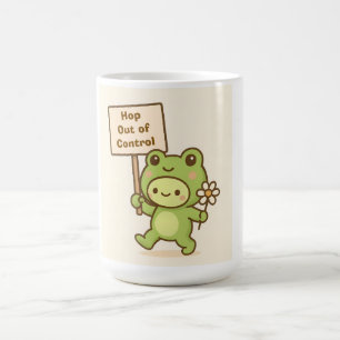 HOP Uit de Hand Lopende Kikker Schattig Whimsisch Koffiemok
