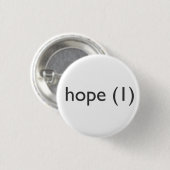 Hope (1), Button (Voorkant /achterkant)