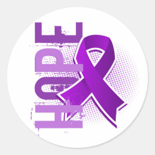 Hope 2 Chiari Malformation Ronde Sticker