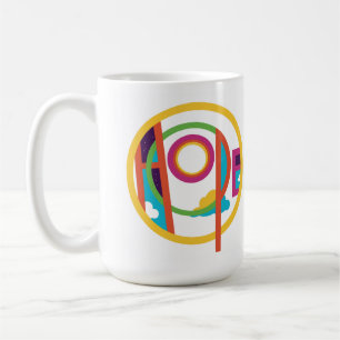 Hope Abstrait Art Moderne Smilelines Mug