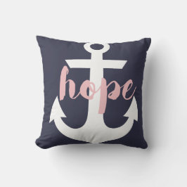 Hope Anchor Pillow - marine Kussen