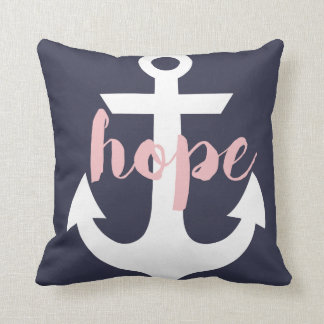 Hope Anchor Pillow - marine Kussen