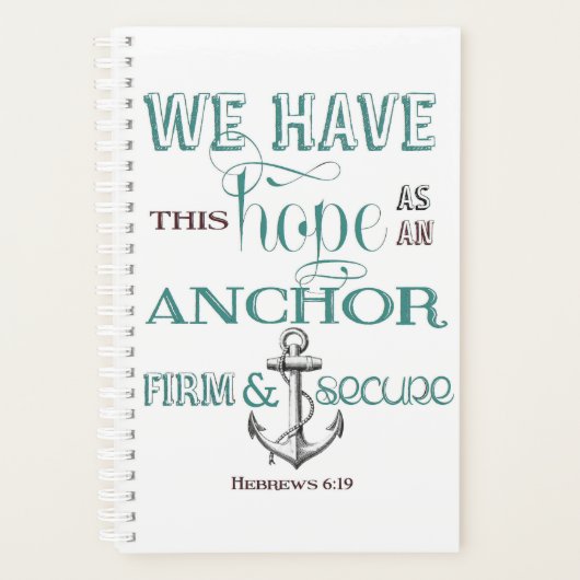 Hope Anchor Weekly Planner (Voorkant)