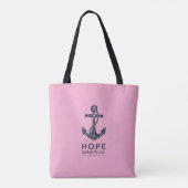 Hope Anchors The Soul Christian Tote Bag (Dos)