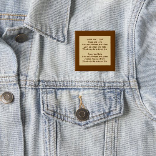 Hope and Love Button (In situ)