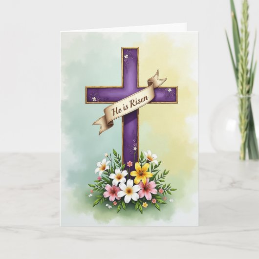 Hope And Renewal Floral Card Kaart (Voorkant)