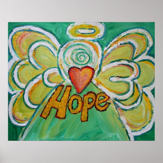 Hope Angel Art Poster Print (Voorkant)
