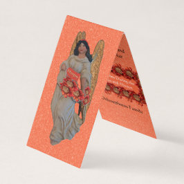 Hope Angel Buitengewoon Oranje sneeuw Kaart