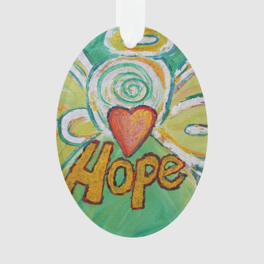 Hope Angel Word Art Cadeau de vacances (devant)